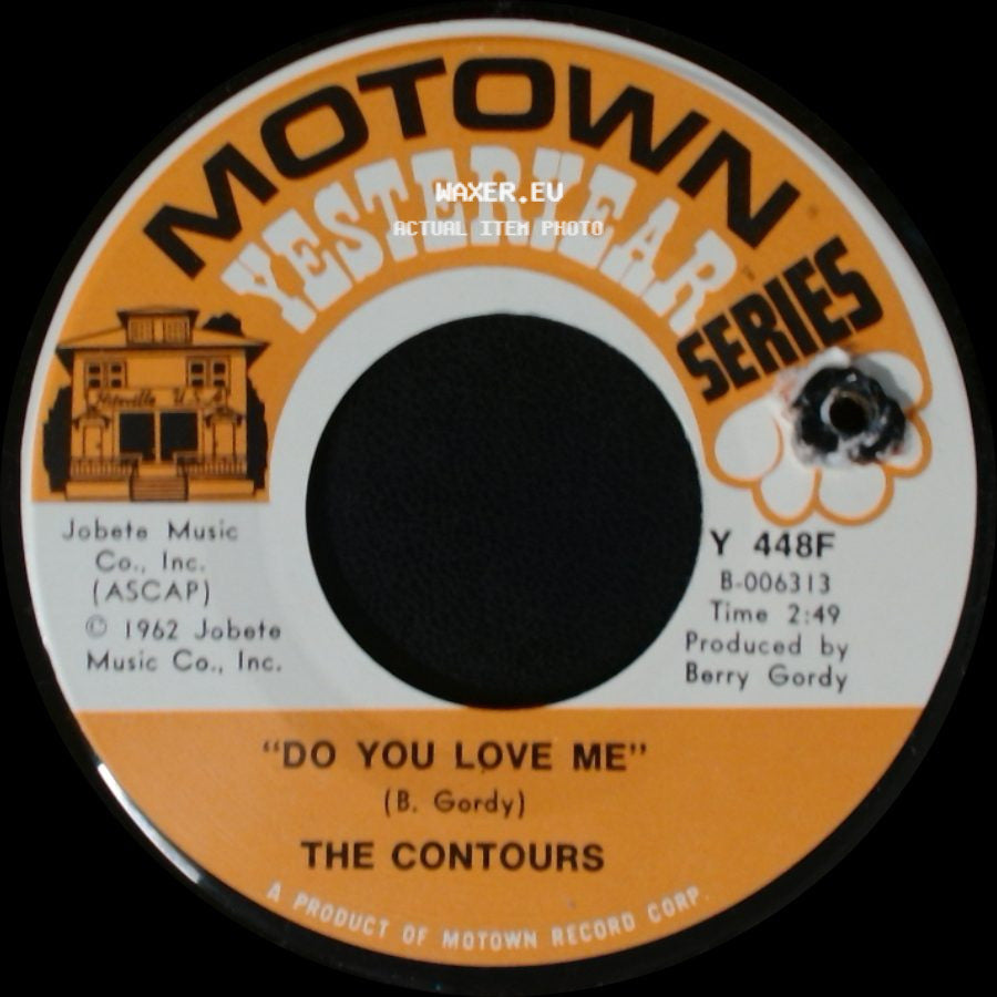 The Contours - Shake, Sherrie / Do You Love Me side B