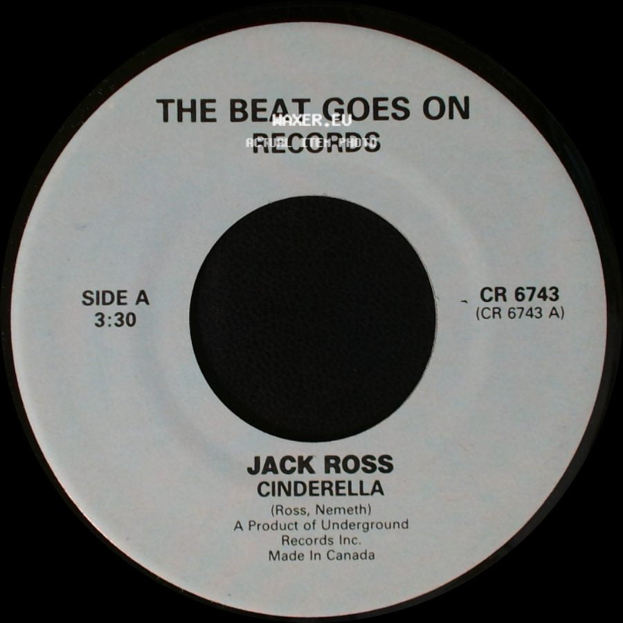Jack Ross / Jesse Lee Turner - Cinderella / The Little Space Girl side A