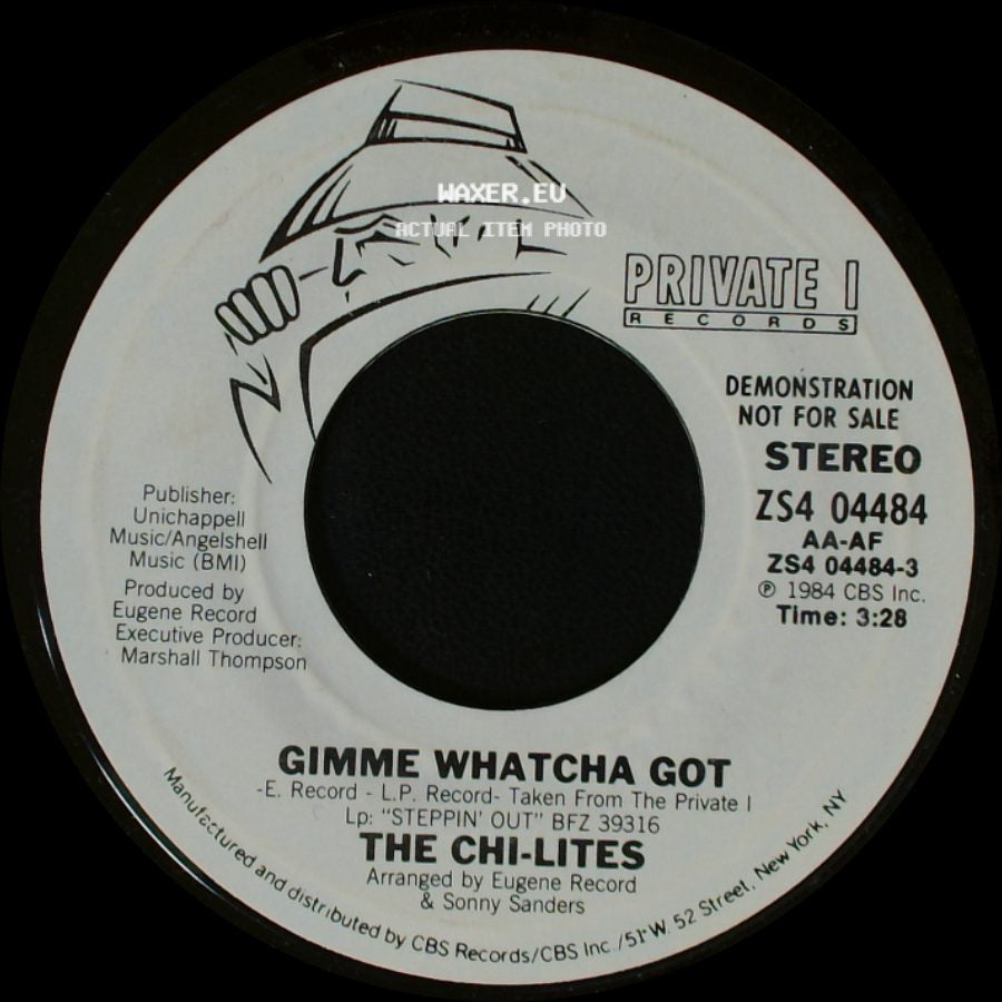The Chi-Lites - Gimme Whatcha Got / Gimme Whatcha Got side B