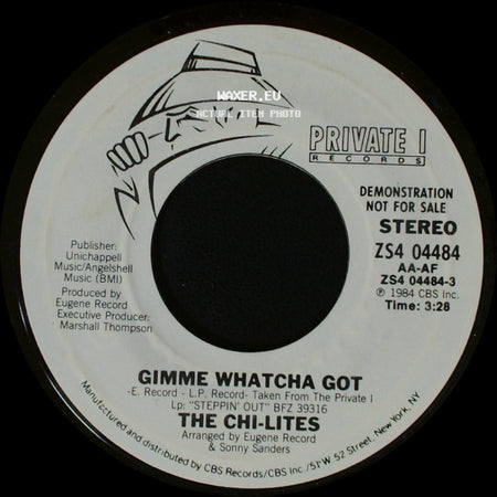 The Chi-Lites - Gimme Whatcha Got / Gimme Whatcha Got side B