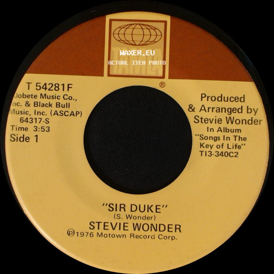 Stevie Wonder - Sir Duke / He's Misstra Know-It-All side A