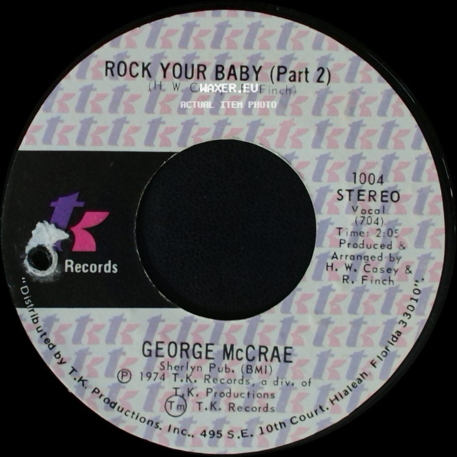 George Mccrae - Rock Your Baby (Part 2) / Rock Your Baby side A