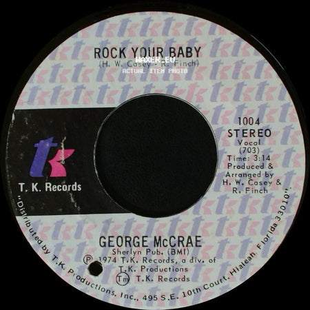 George Mccrae - Rock Your Baby (Part 2) / Rock Your Baby side B