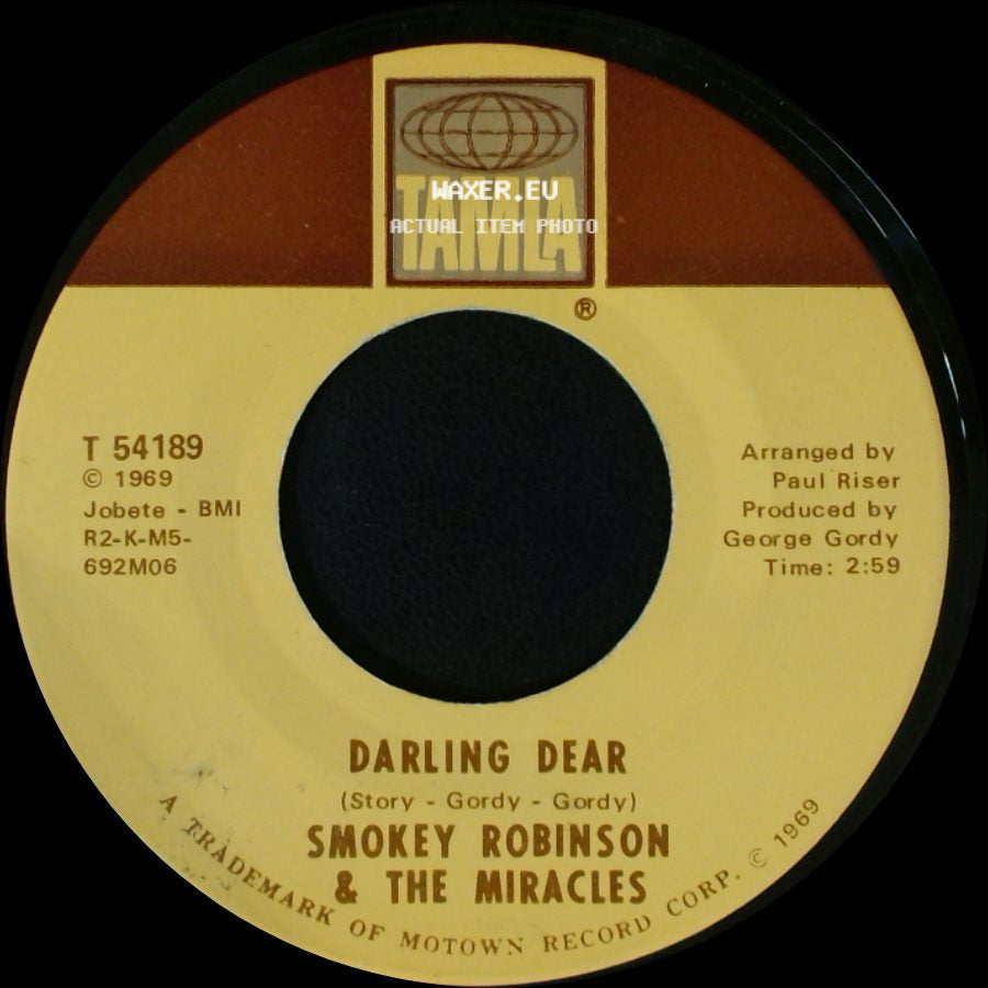 Smokey Robinson & The Miracles - Darling Dear / Point It Out side A