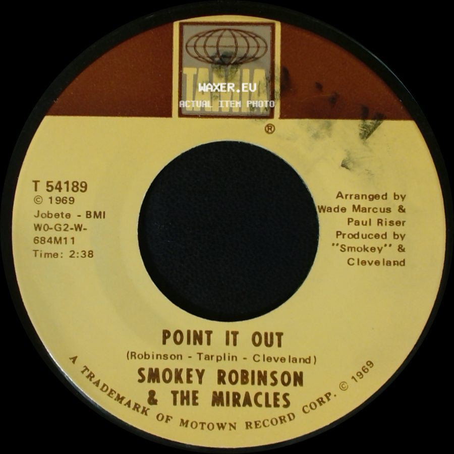 Smokey Robinson & The Miracles - Darling Dear / Point It Out side B