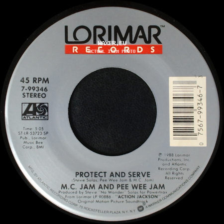 Vanity / M.C. Jam And Pee Wee Jam - Undress / Protect And Serve side B