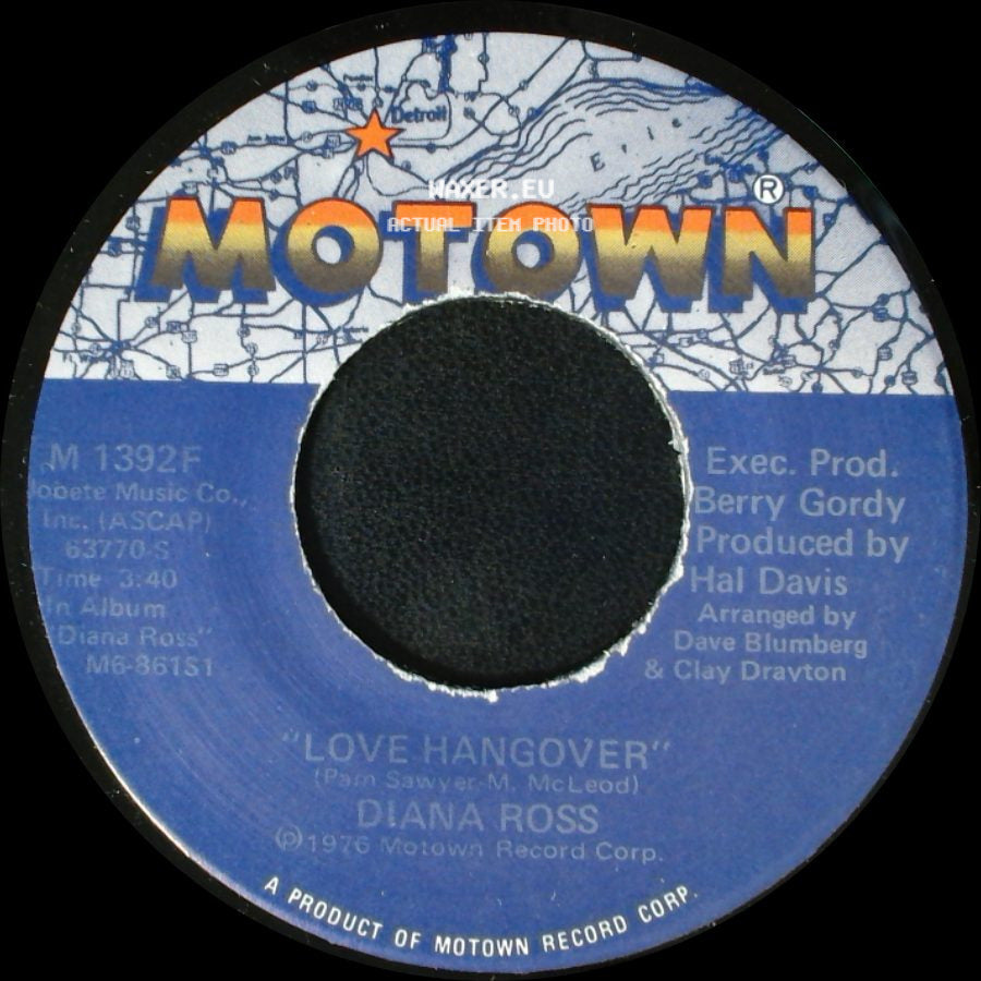 Diana Ross - Love Hangover / Kiss Me Now side A