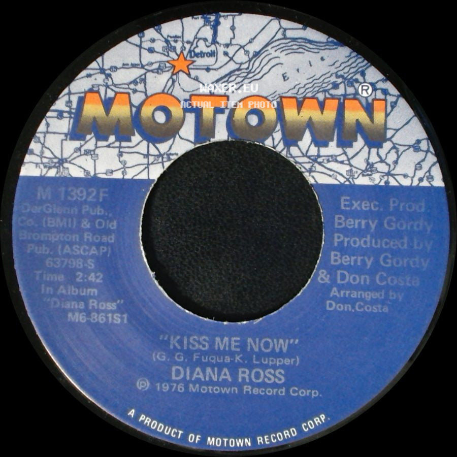 Diana Ross - Love Hangover / Kiss Me Now side B