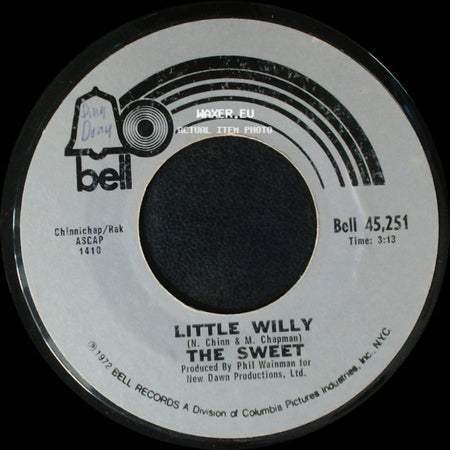 The Sweet - Man From Mecca / Little Willy side B