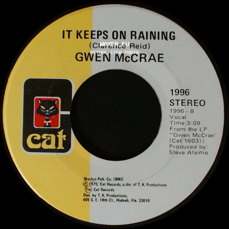 Gwen Mccrae - It Keeps On Raining / Rockin' Chair side A