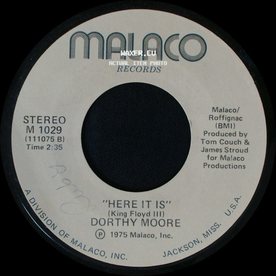 Dorthy Moore - Here It Is / Misty Blue side A