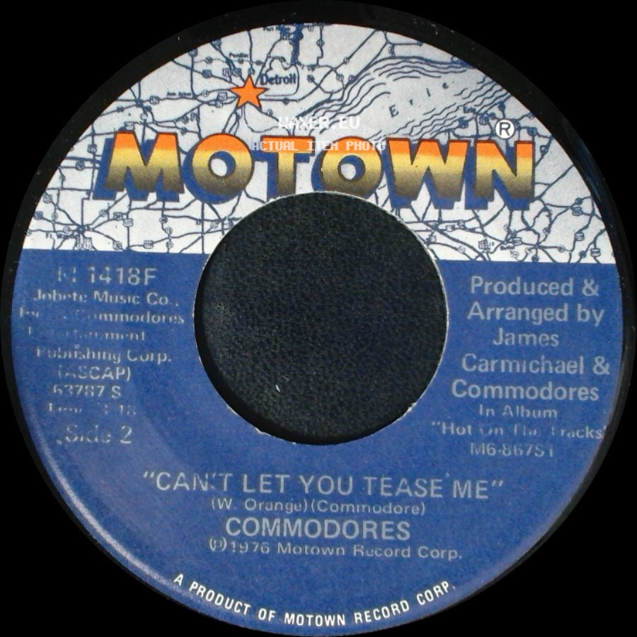 Commodores - Easy / Can't Let You Tease Me side B