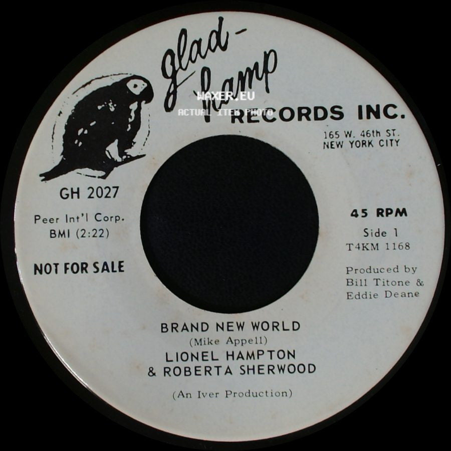 Lionel Hampton & Roberta Sherwood / Roberta Sherwood & Lionel Hampton - Brand New World / It Doesn't Hurt To Say You're Sorry side A