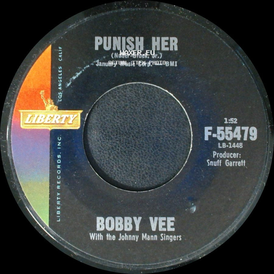 Bobby Vee And The Crickets / Bobby Vee - Someday (When I'm Gone From You) / Punish Her side B