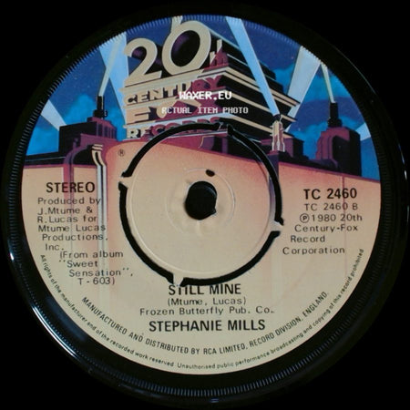 Stephanie Mills - Never Knew Love Like This Before / Still Mine side B
