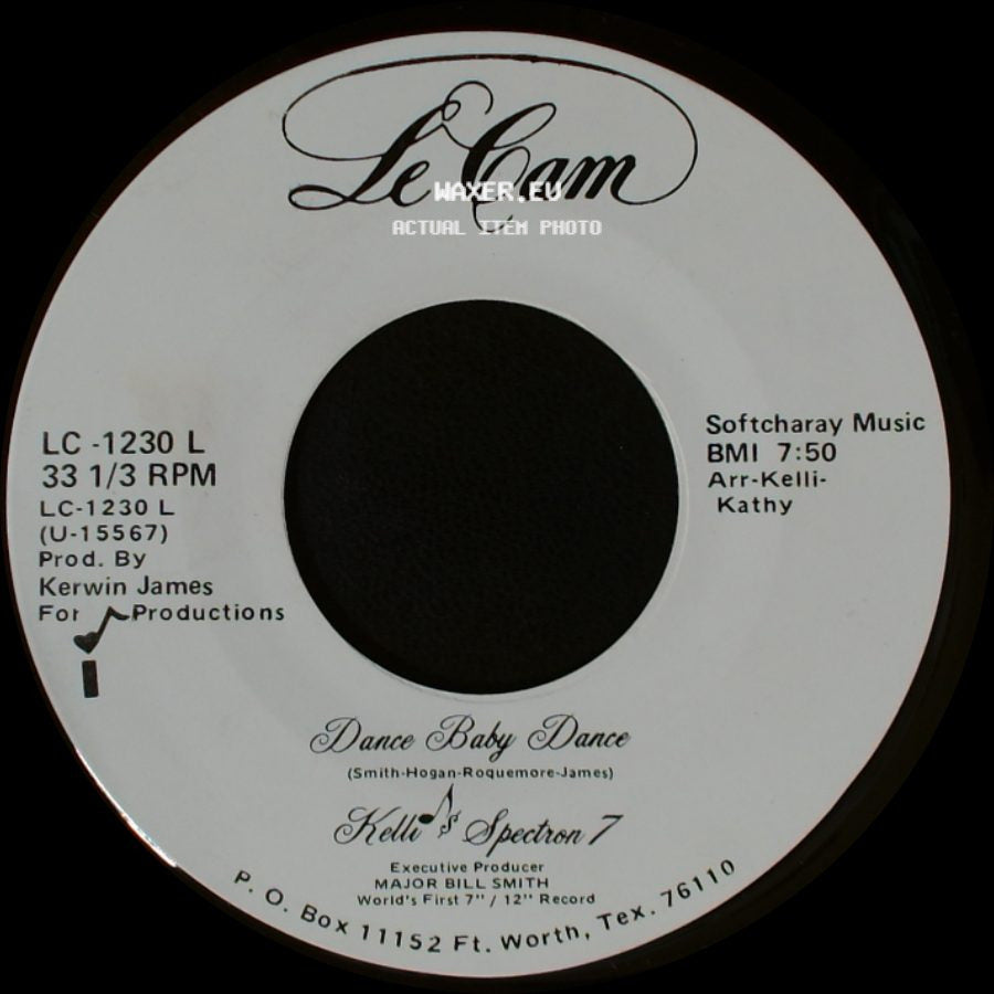 Kelli & Spectron 7 - Dance Baby Dance / Dance Baby Dance side A