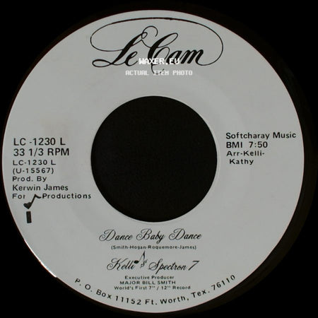 Kelli & Spectron 7 - Dance Baby Dance / Dance Baby Dance side A