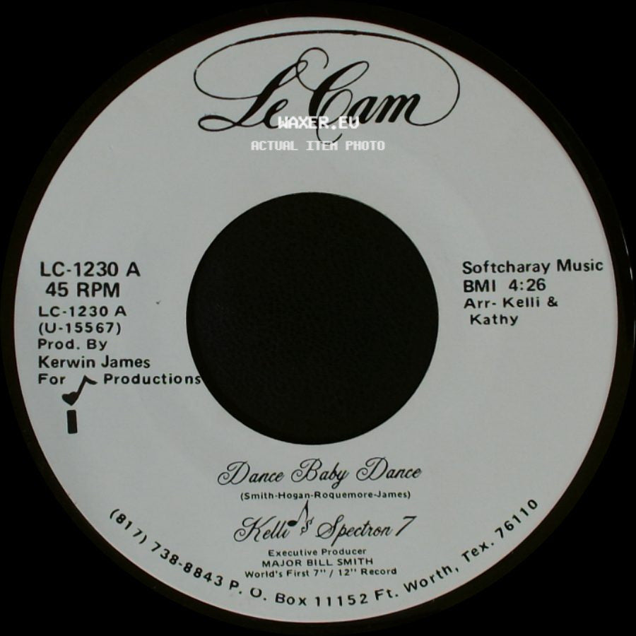 Kelli & Spectron 7 - Dance Baby Dance / Dance Baby Dance side B