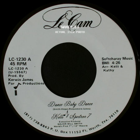 Kelli & Spectron 7 - Dance Baby Dance / Dance Baby Dance side B
