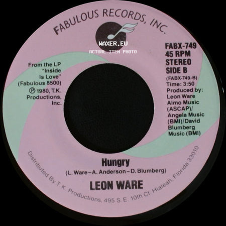 Leon Ware - Inside Your Love / Hungry side B