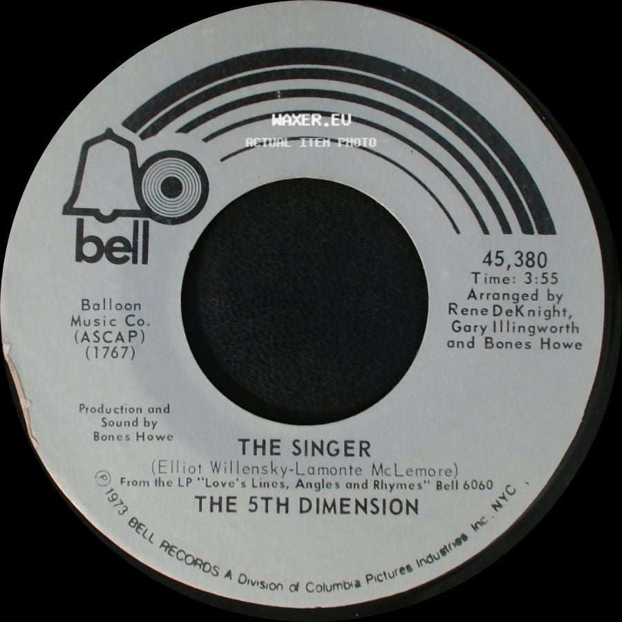 The 5Th Dimension - Ashes To Ashes / The Singer side B