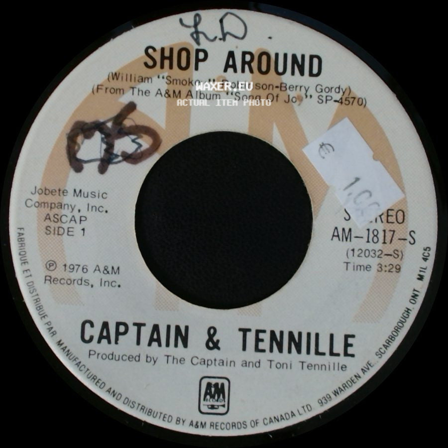 Captain & Tennille - Shop Around / Butterscotch Castle side A