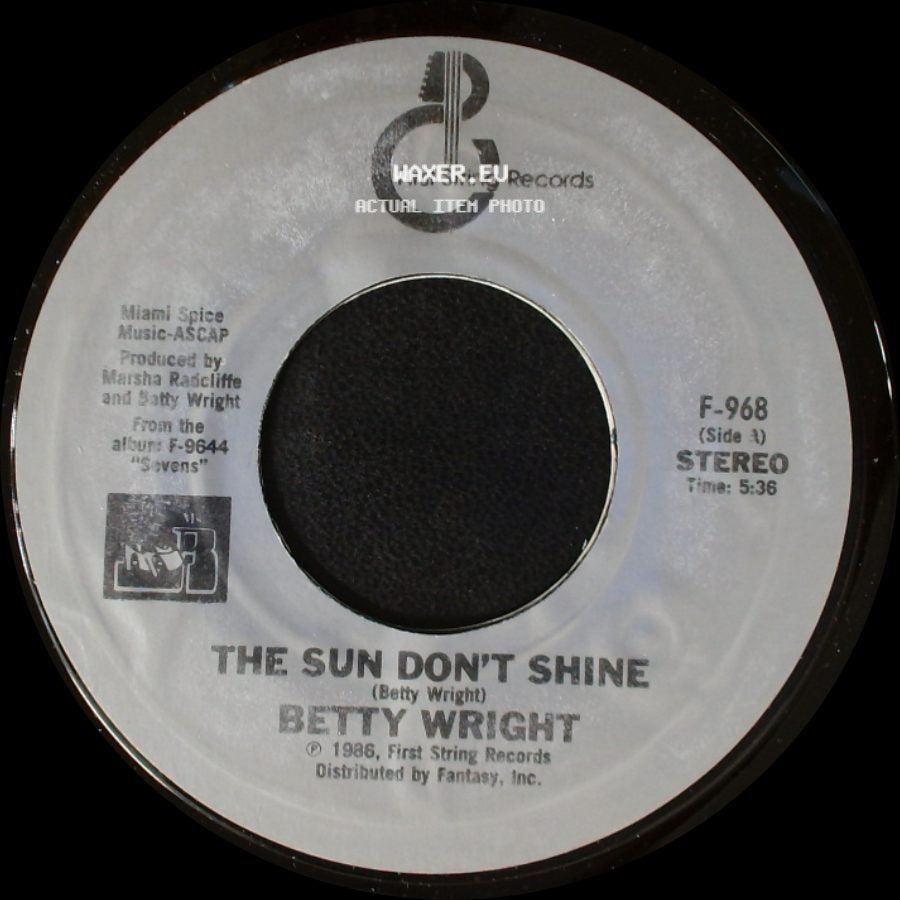 Betty Wright - The Sun Don't Shine / Music Street side A
