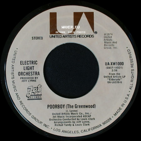 Electric Light Orchestra - Poorboy (The Greenwood) / Telephone Line side A