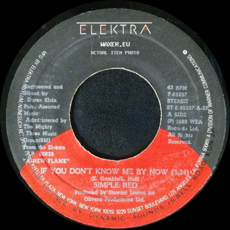 Simple Red - If You Don't Know Me By Now / Move On Out (5:18) side A