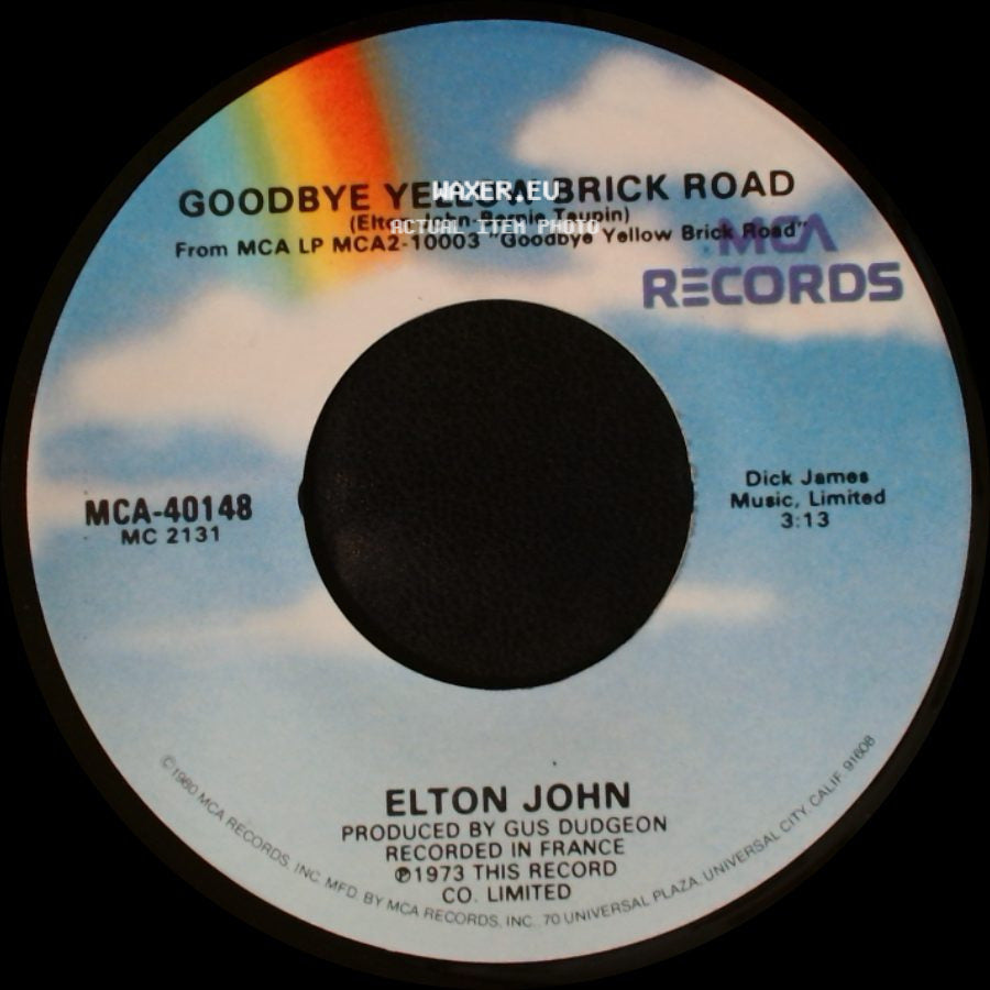 Elton John - Goodbye Yellow Brick Road / Young Man's Blues side A