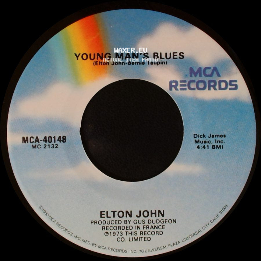 Elton John - Goodbye Yellow Brick Road / Young Man's Blues side B