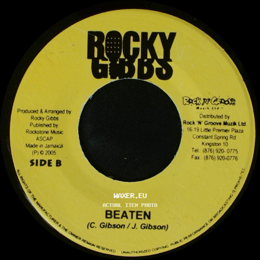 Peter Tosh & Buju Banton / Rocky Gibbs - Must Get A Beaten / Beaten side B