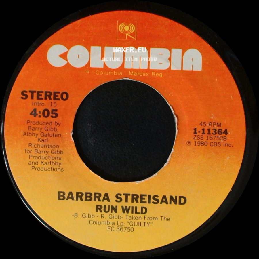 Barbra Streisand - Run Wild / Woman In Love side A