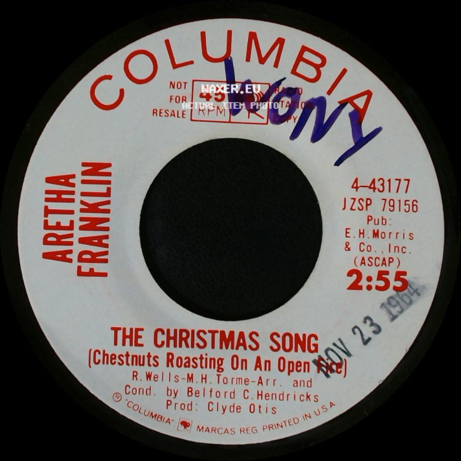 Aretha Franklin - Winter Wonderland / The Christmas Song (Chestnuts Roasting On An Open Fire) side B