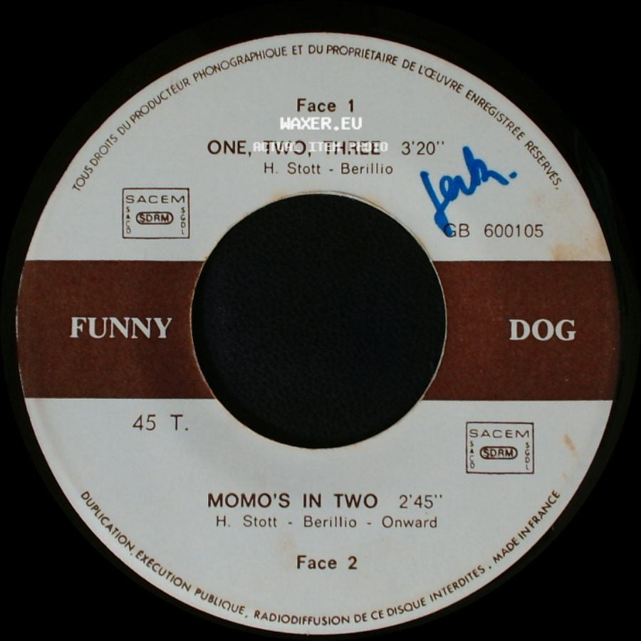 Unknown Artist - Unknown Title A / One, Two, Three side B