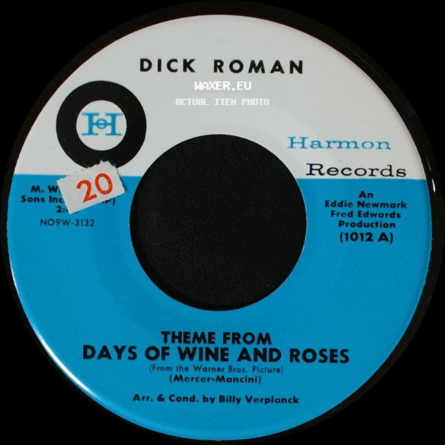 Dick Roman - Theme From Days Of Wine And Roses / Changing World side A