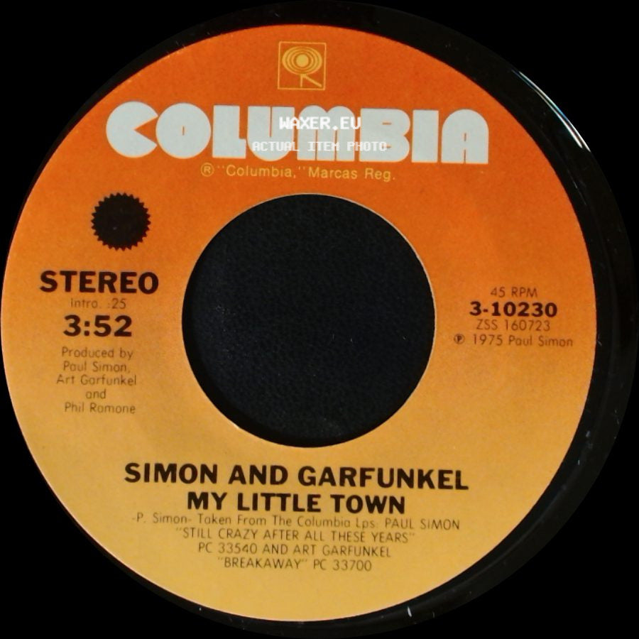 Simon And Garfunkel / Art Garfunkel, Paul Simon - My Little Town / Rag Doll / You're Kind side A