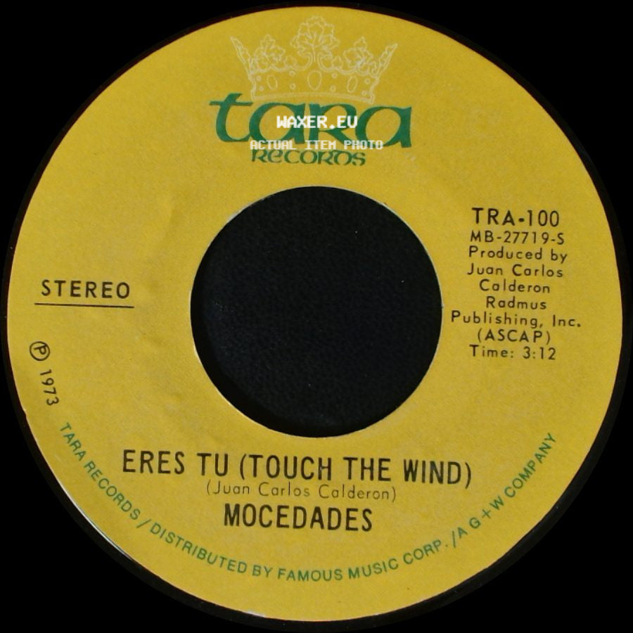 Mocedades - Eres Tu (Touch The Wind) / Touch The Wind (Eres Tu) side A