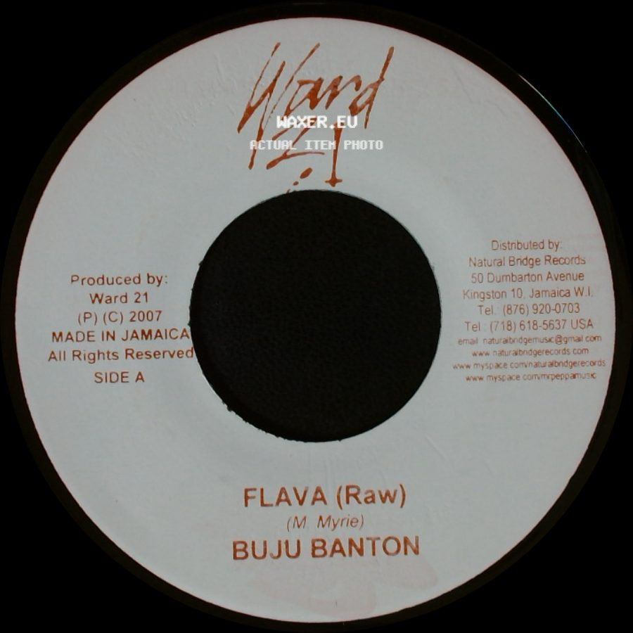 Buju Banton - Flava (Raw) / Flava (Edited) side A