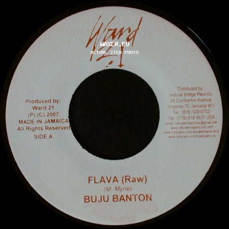 Buju Banton - Flava (Raw) / Flava (Edited) side A