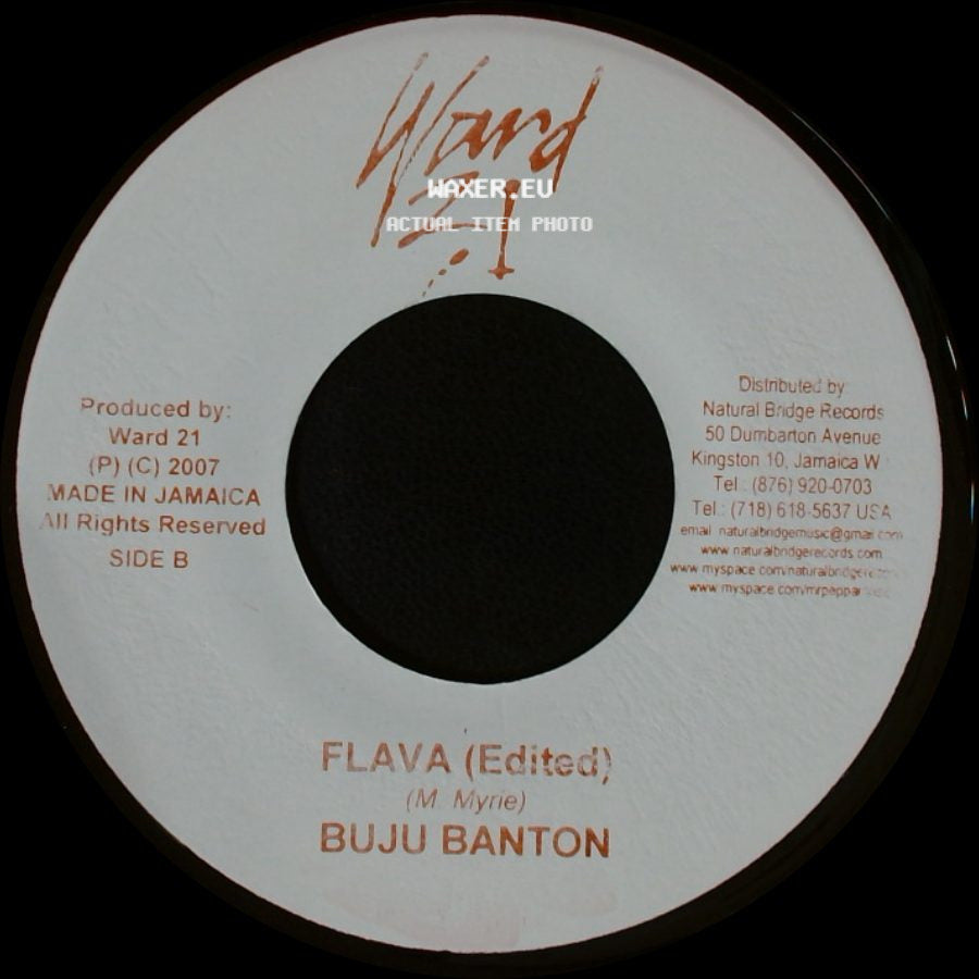 Buju Banton - Flava (Raw) / Flava (Edited) side B