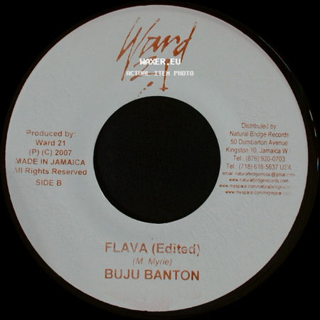 Buju Banton - Flava (Raw) / Flava (Edited) side B