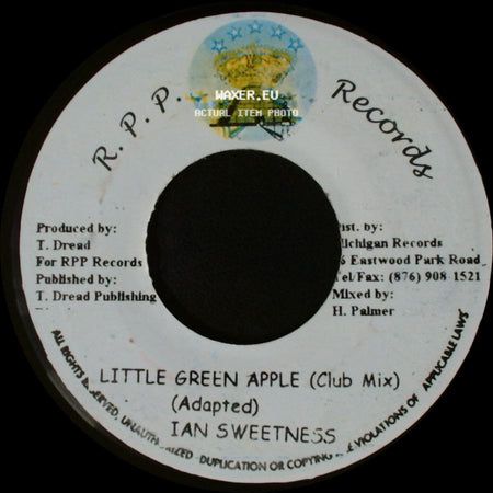 Ian Sweetness - Little Green Apple (Club Mix) (Adapted) / Little Green Apple (Adapted) side A