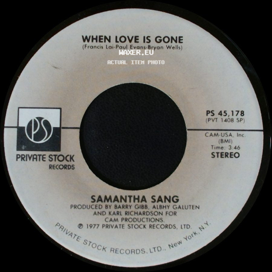 Samantha Sang - When Love Is Gone / Emotion side A