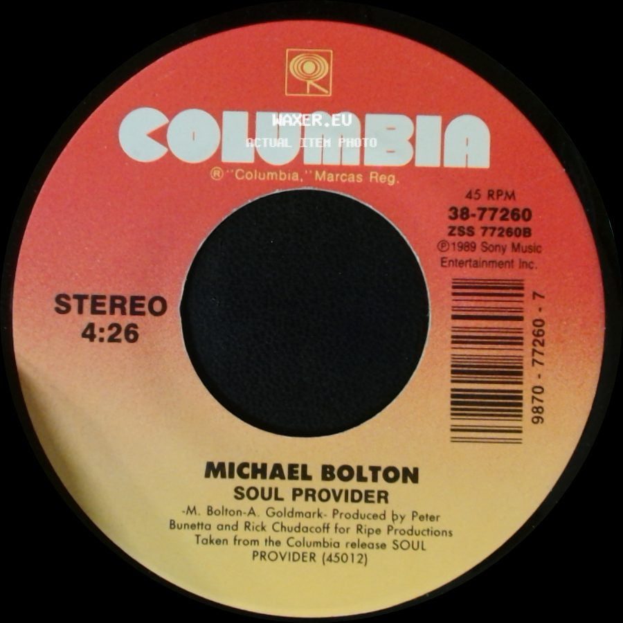 Michael Bolton - Soul Provider / Said I Loved You...But I Lied side A