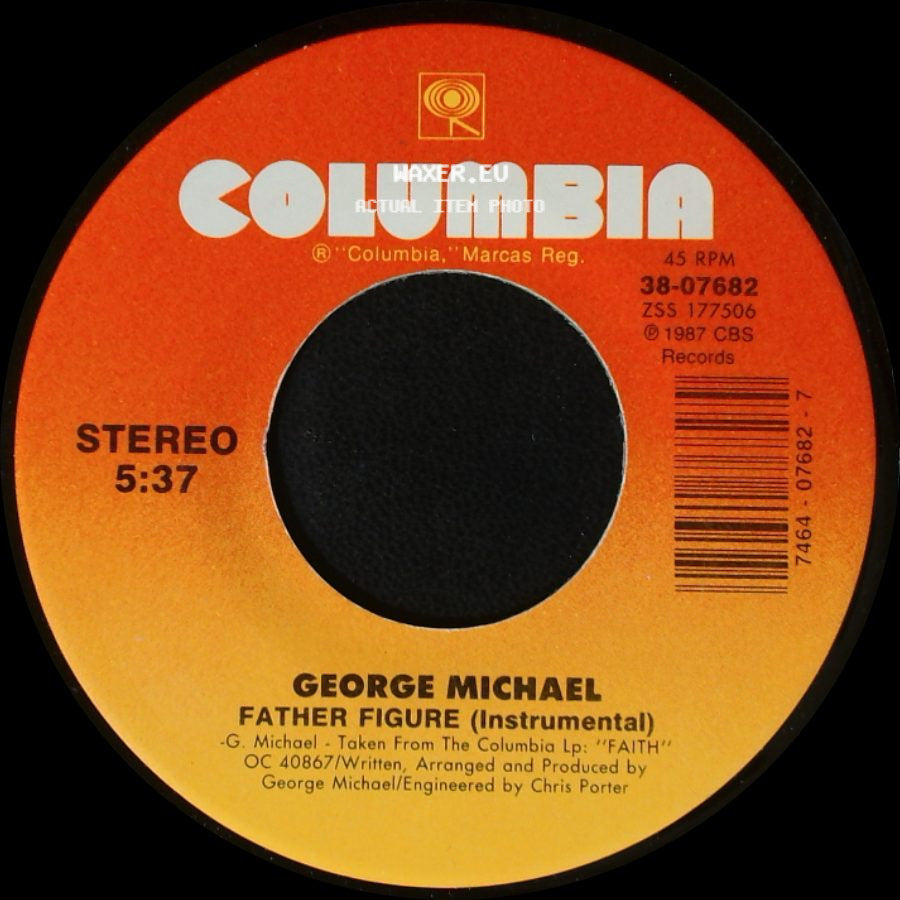 George Michael - Father Figure / Father Figure (Instrumental) side B