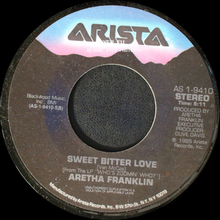 Aretha Franklin - Sweet Bitter Love / Who's Zoomin' Who side A