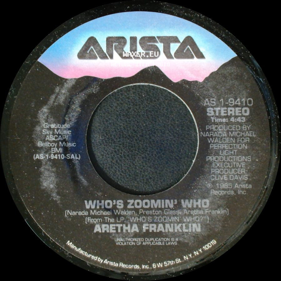 Aretha Franklin - Sweet Bitter Love / Who's Zoomin' Who side B