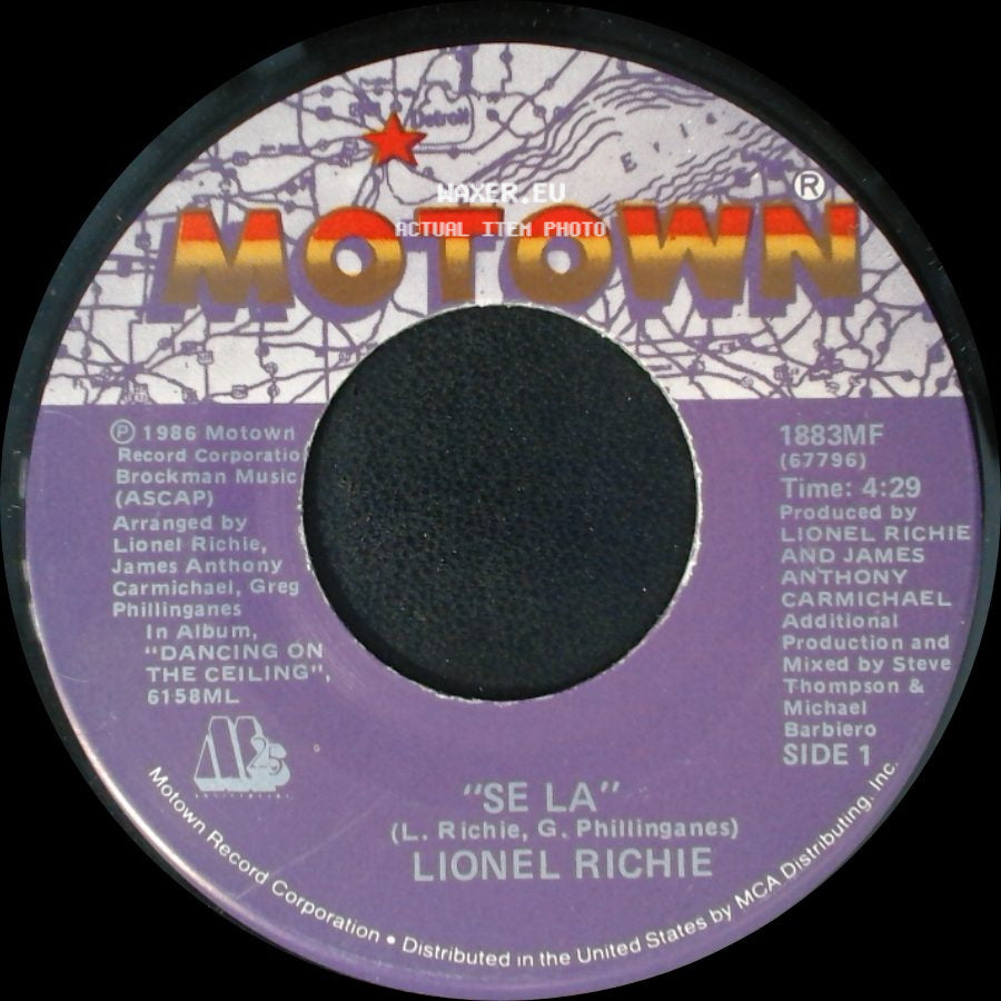 Lionel Richie - Se La / Serves You Right side A