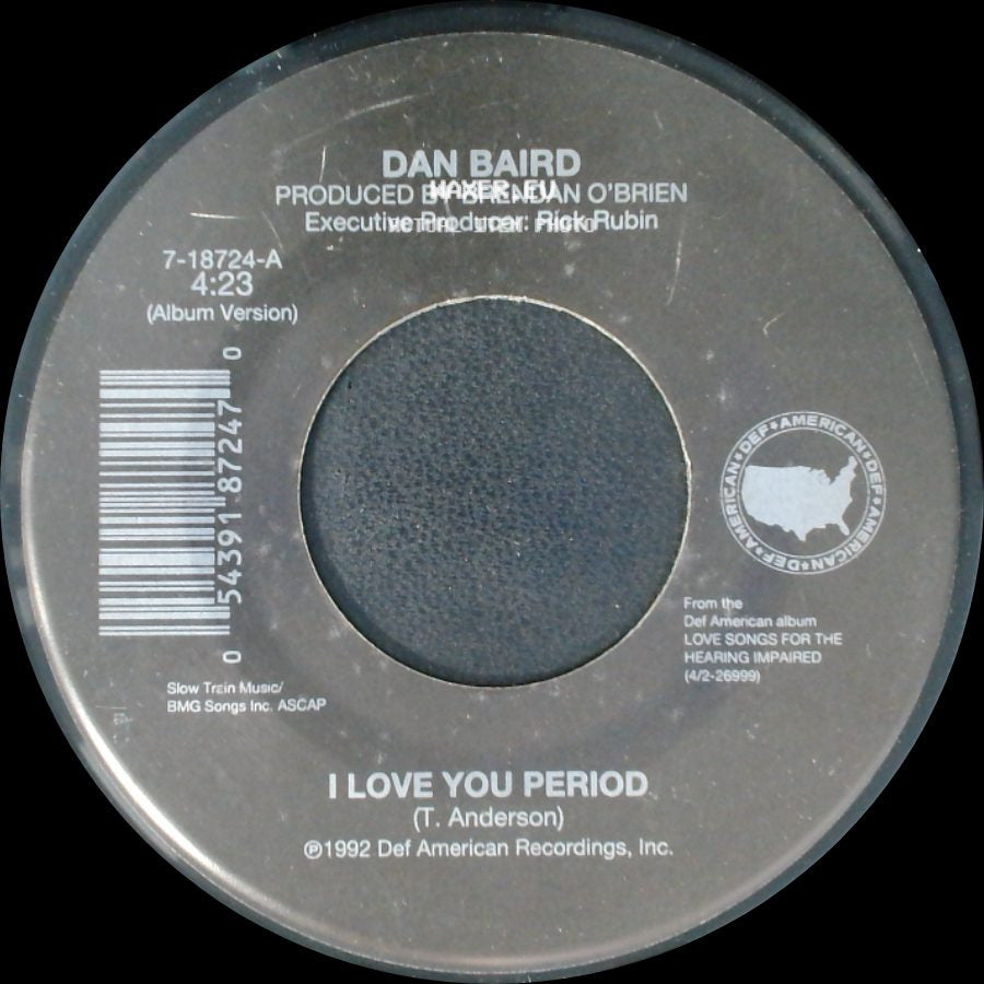 Dan Baird - I Love You Period / Lost Highway side A